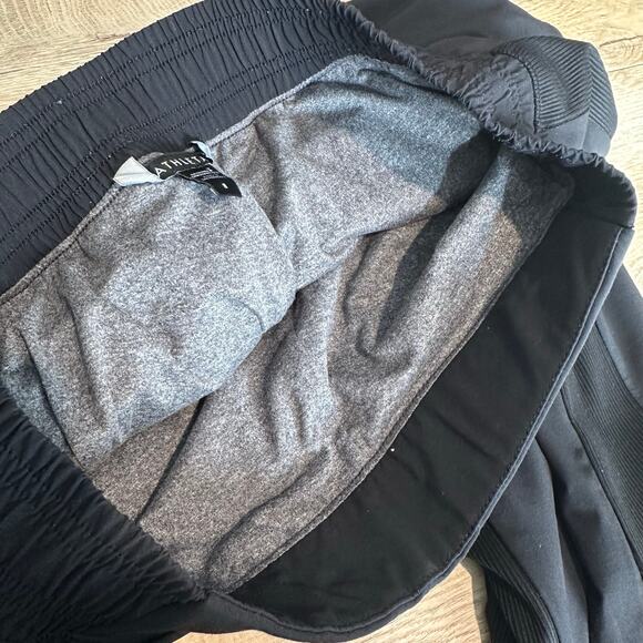 Athleta Brooklyn Lined Jogger Pant Cold weather Black 8 631612 - Picture 3 of 10